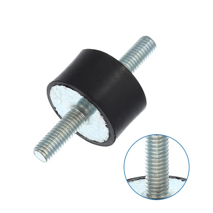 Set of 4 M6 Anti Vibration Rubber Isolator Dampers 25x15mm