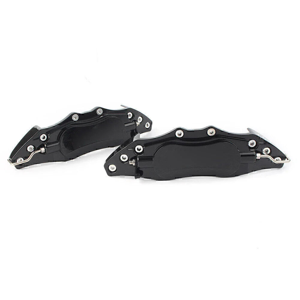 Black 3D Metal Brake Caliper Covers for Universal Car