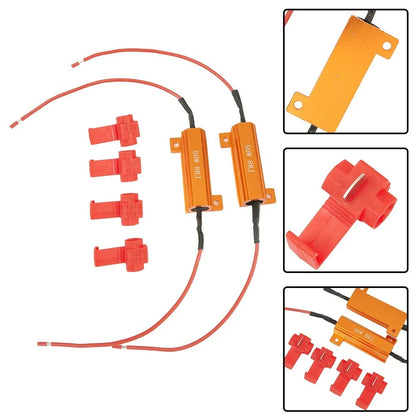 4x 12V LED LOAD RESISTORS 50W for Vehicles