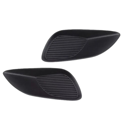 Black Front Bumper Fog Light Covers for Toyota Yaris (2007-2012)