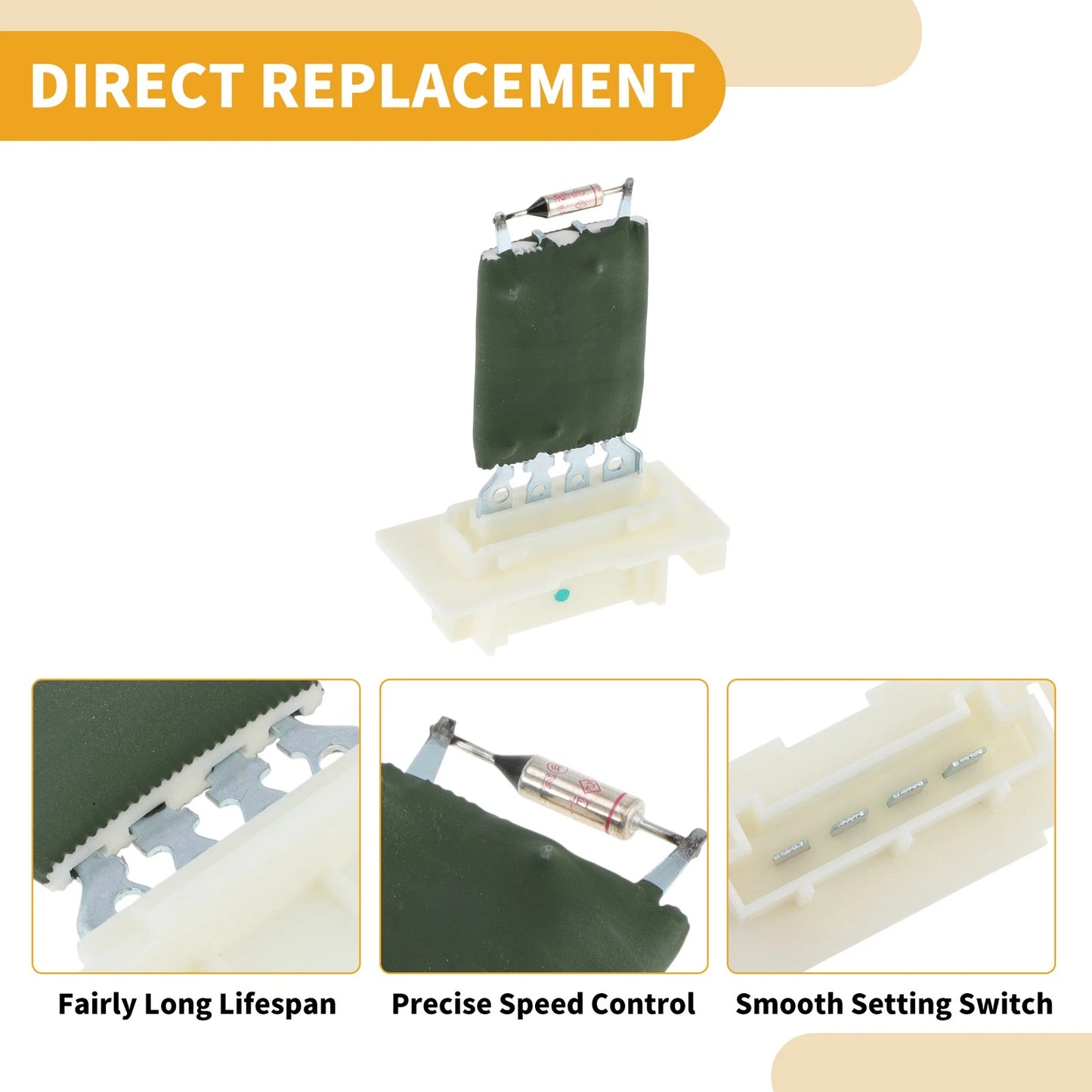 HVAC Blower Motor Resistor No.A1698200397 for Mercedes-Benz W169 (2005–2012)