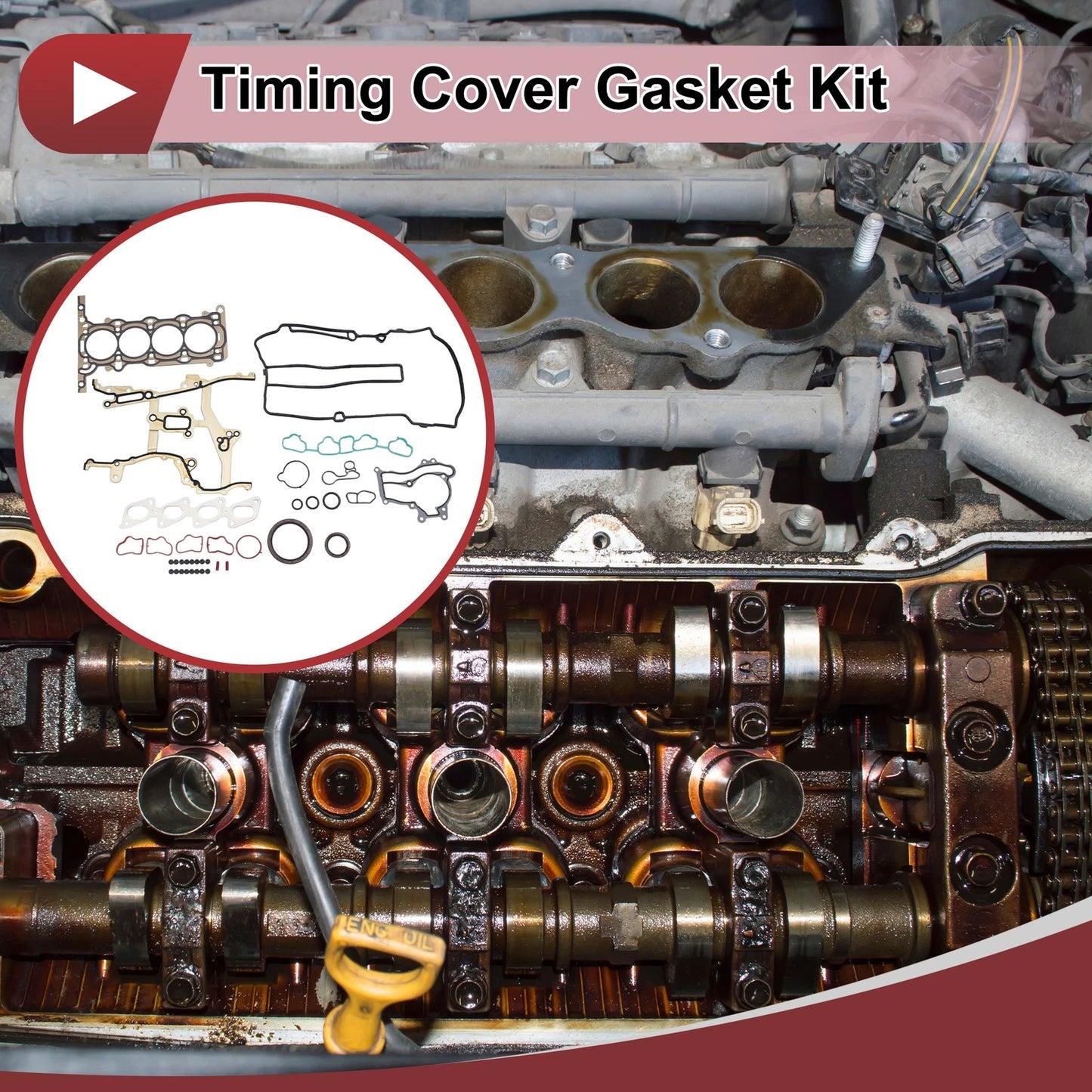Timing Cover Gasket Kit No.HS54898 for Chevy Cruze 1.4L (2011–2015)