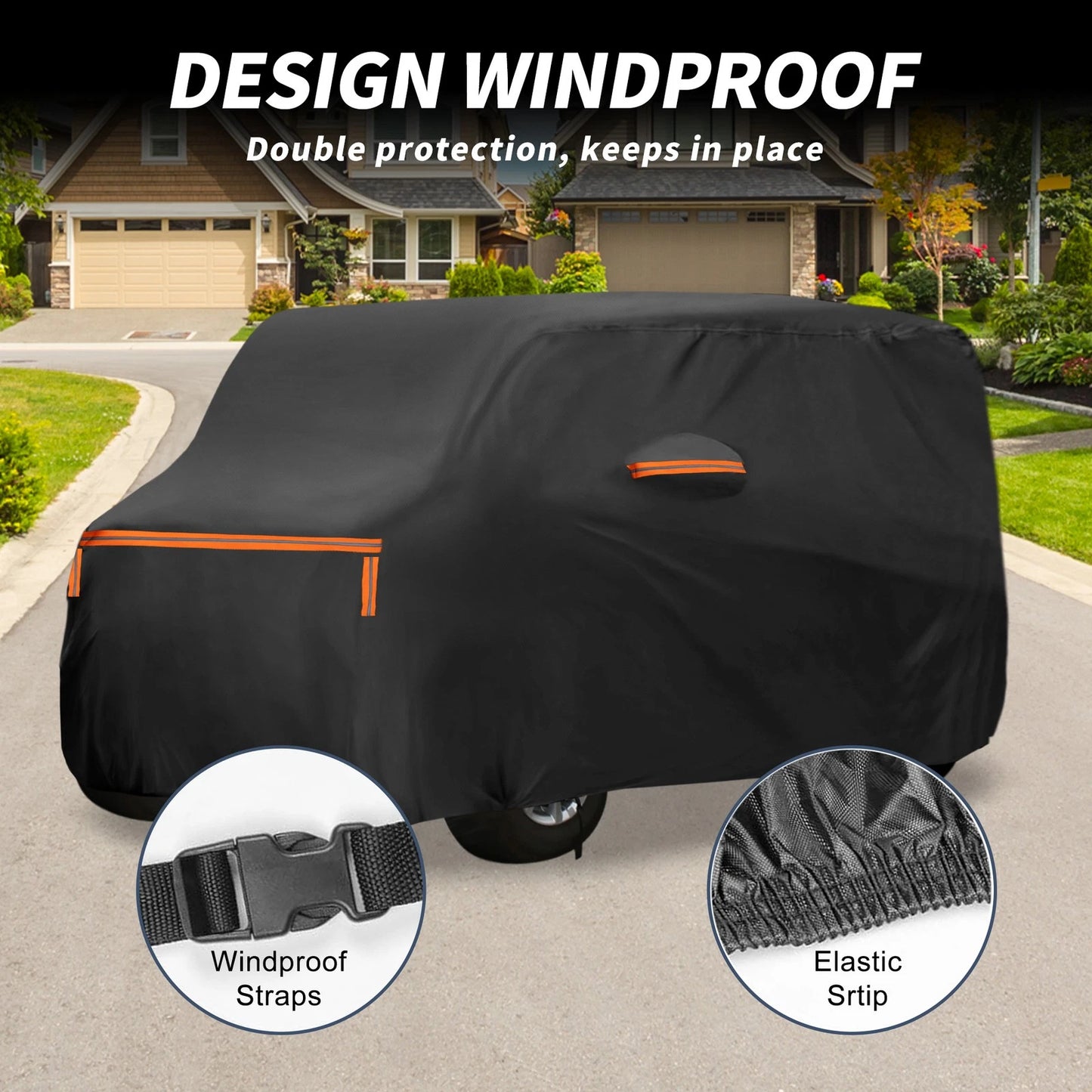 Waterproof Car Cover for Toyota Roomy (2016–2023) - Aluminum Film, Zipper