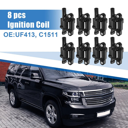 8 x Ignition Coils for Chevrolet Camaro, Caprice (2010-2015)