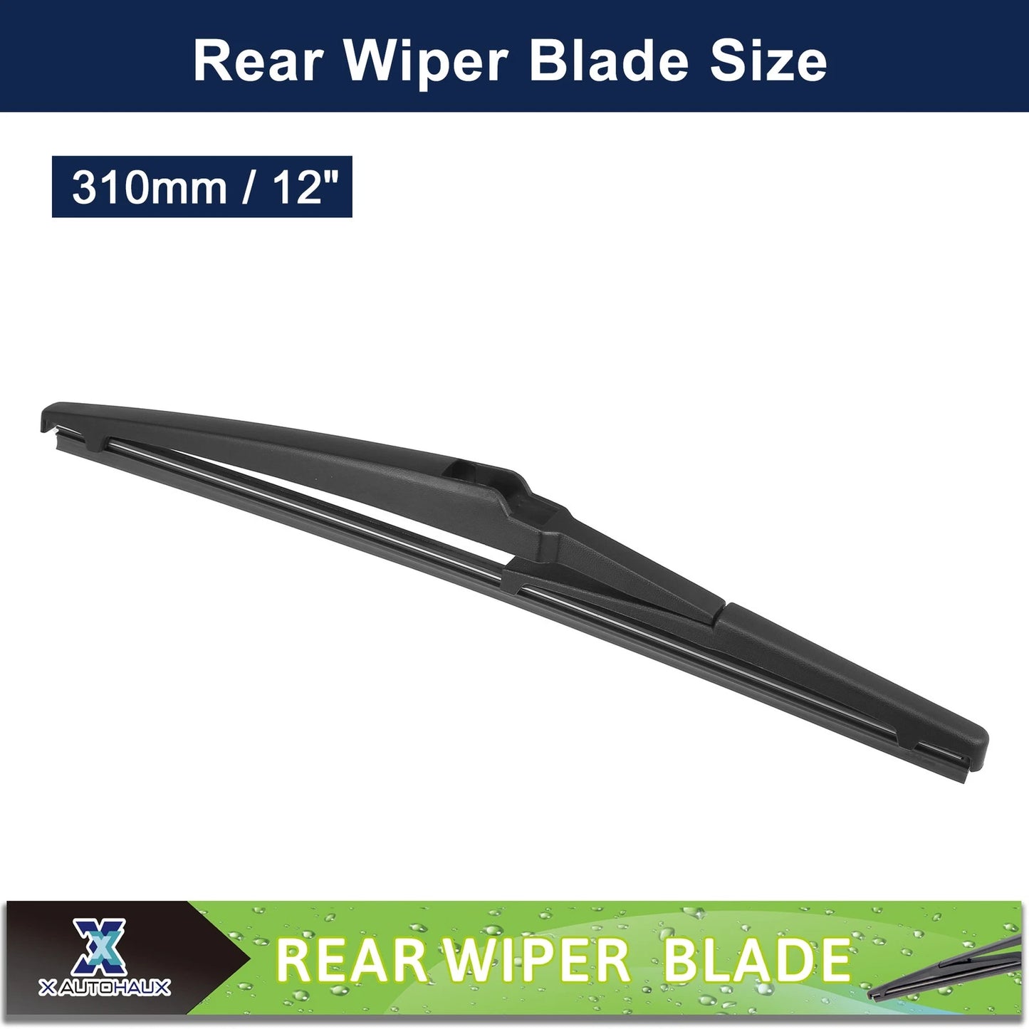 2pcs Rear Windshield Wiper Blade for Toyota Rav4 (2000–2012)