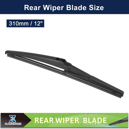 2pcs Rear Windshield Wiper Blade for Toyota Rav4 (2000–2012)