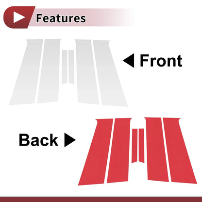 Door Pillar Window Trim for Chevrolet Aveo Hatchback (2011-2014)