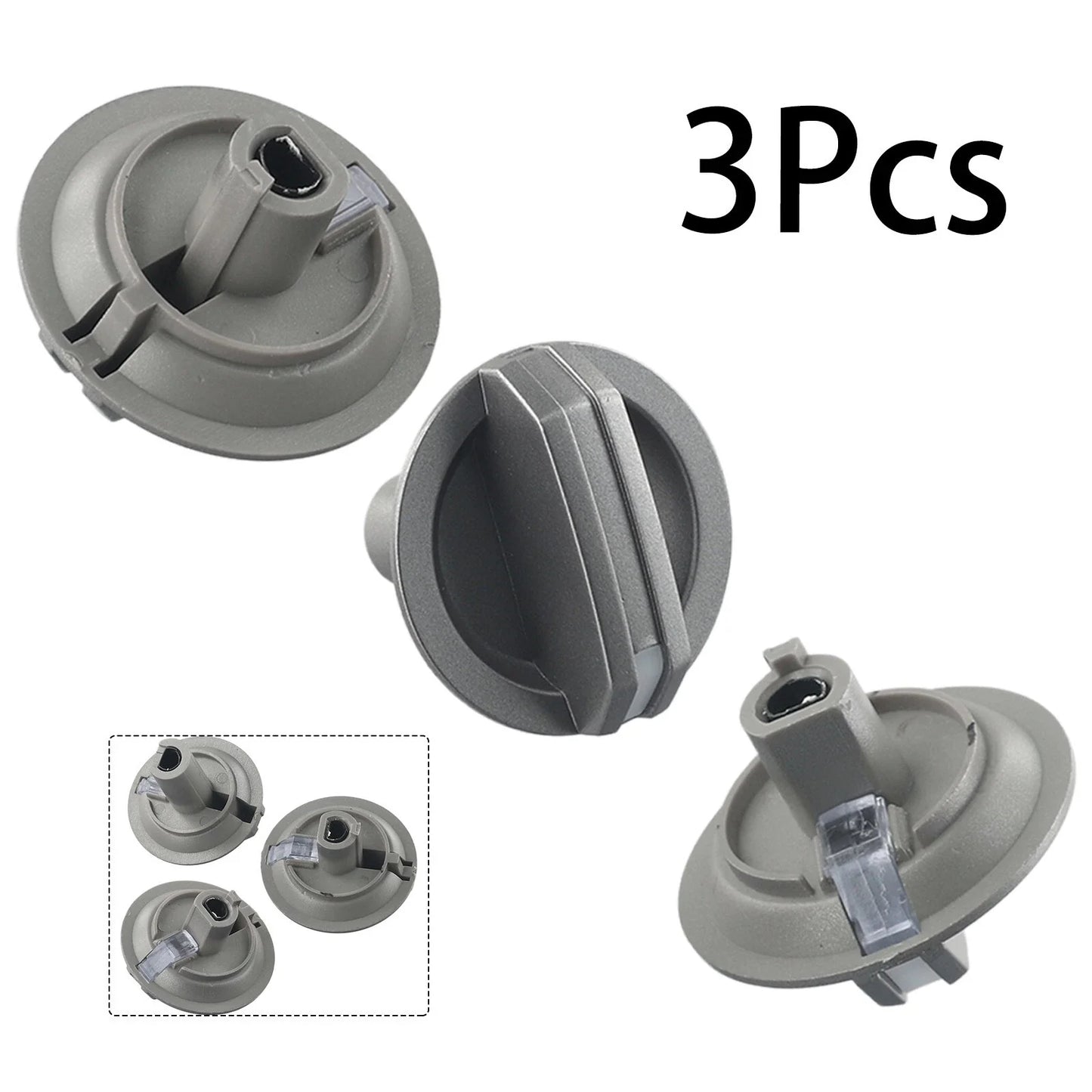 3 x Interior Heater Fan Control Knobs for Ford PJ/PK Mazda BT50 Accessories