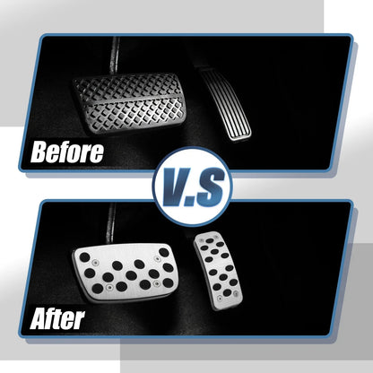 2 x Car Brake Gas Accelerator Pedal Covers for Toyota Camry (2018-2023)
