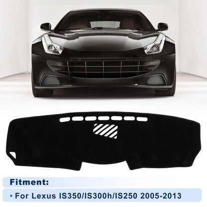 Dash Cover for Lexus IS350/IS300h/IS250 (2005–2013) Black Polyester