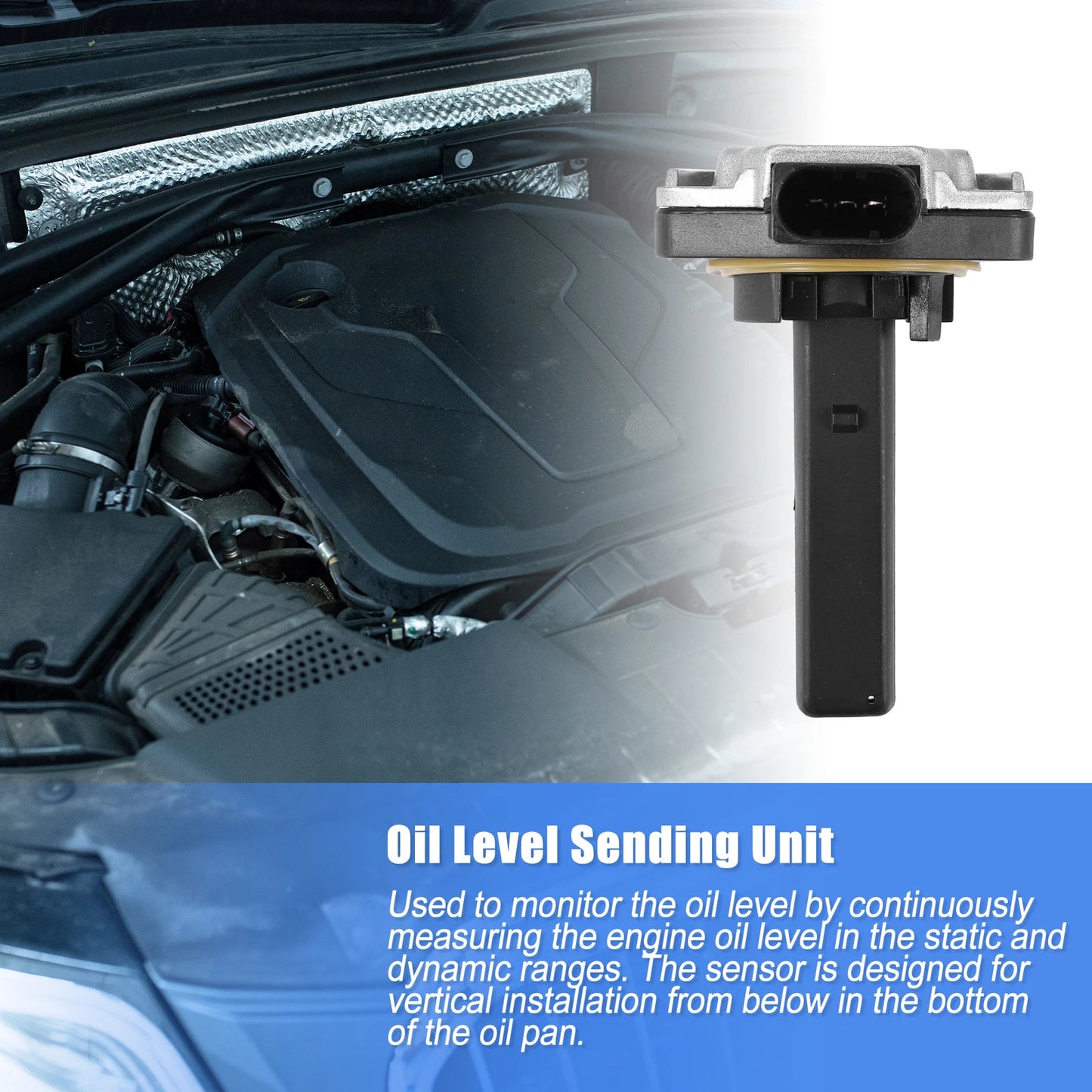 Oil Level Sensor for BMW X1 SDrive28i XDrive28i (2013–2015) 12617501786