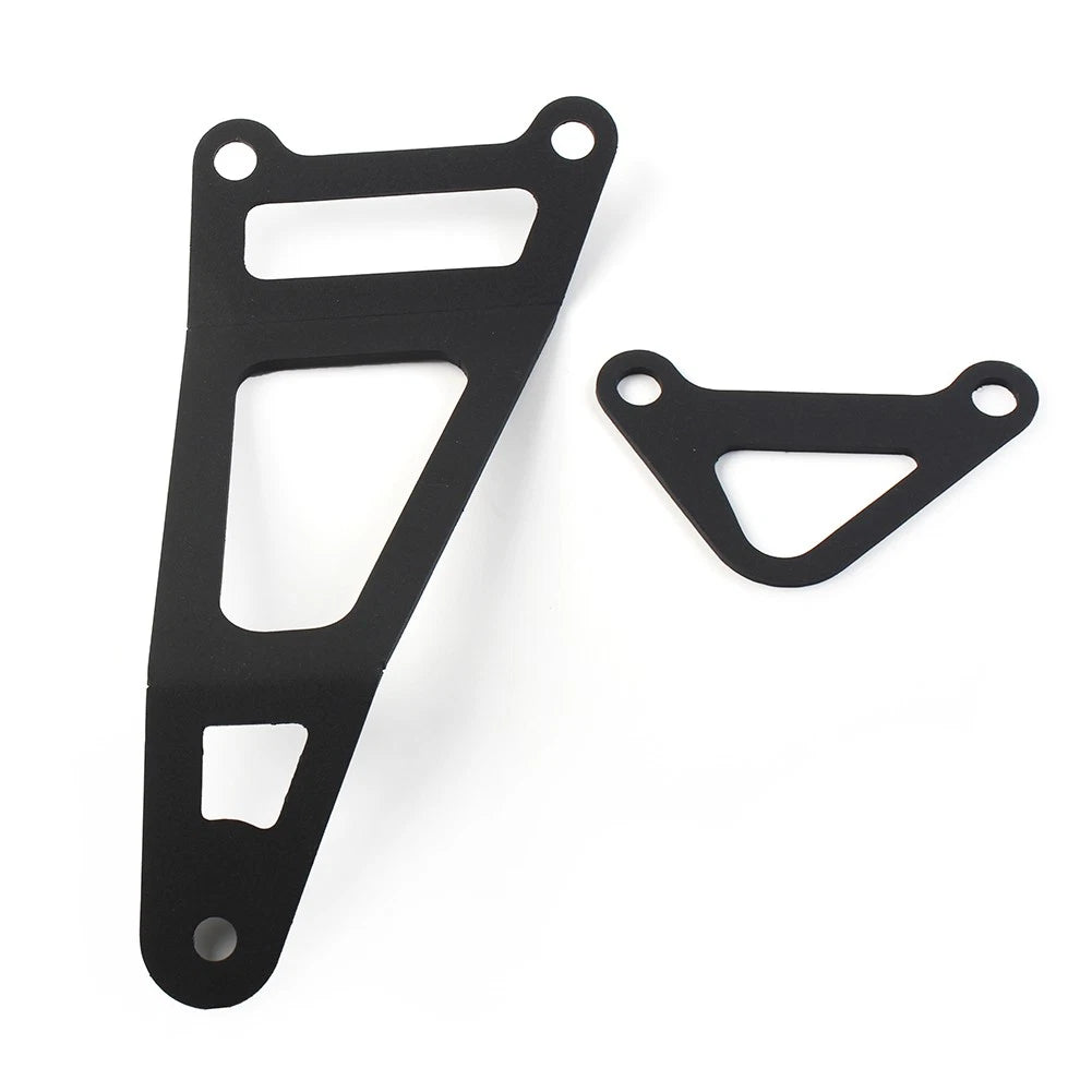 Kickstand Side Stand Plate Extension Pad for Yamaha MT09 (2013–2016) Silver