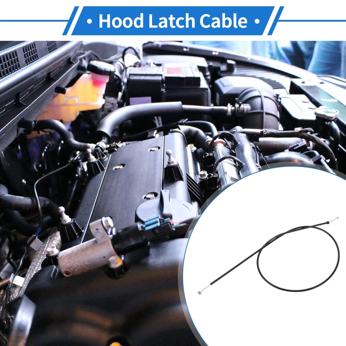 Hood Release Cable No. 2048800159 for Mercedes Benz C300 (2008–2014)