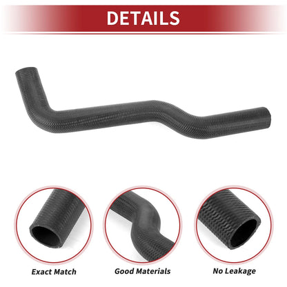 Radiator Hose for Toyota Tacoma 2.7L (2005–2015) No. 16571-75233 Rubber Black
