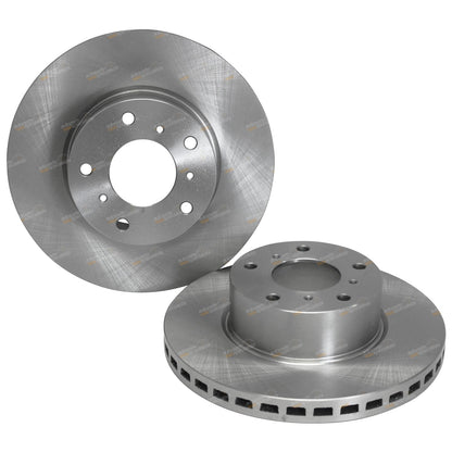 2 Front Disc Rotors for Commodore VT VX VU VY VZ (1997–2007)