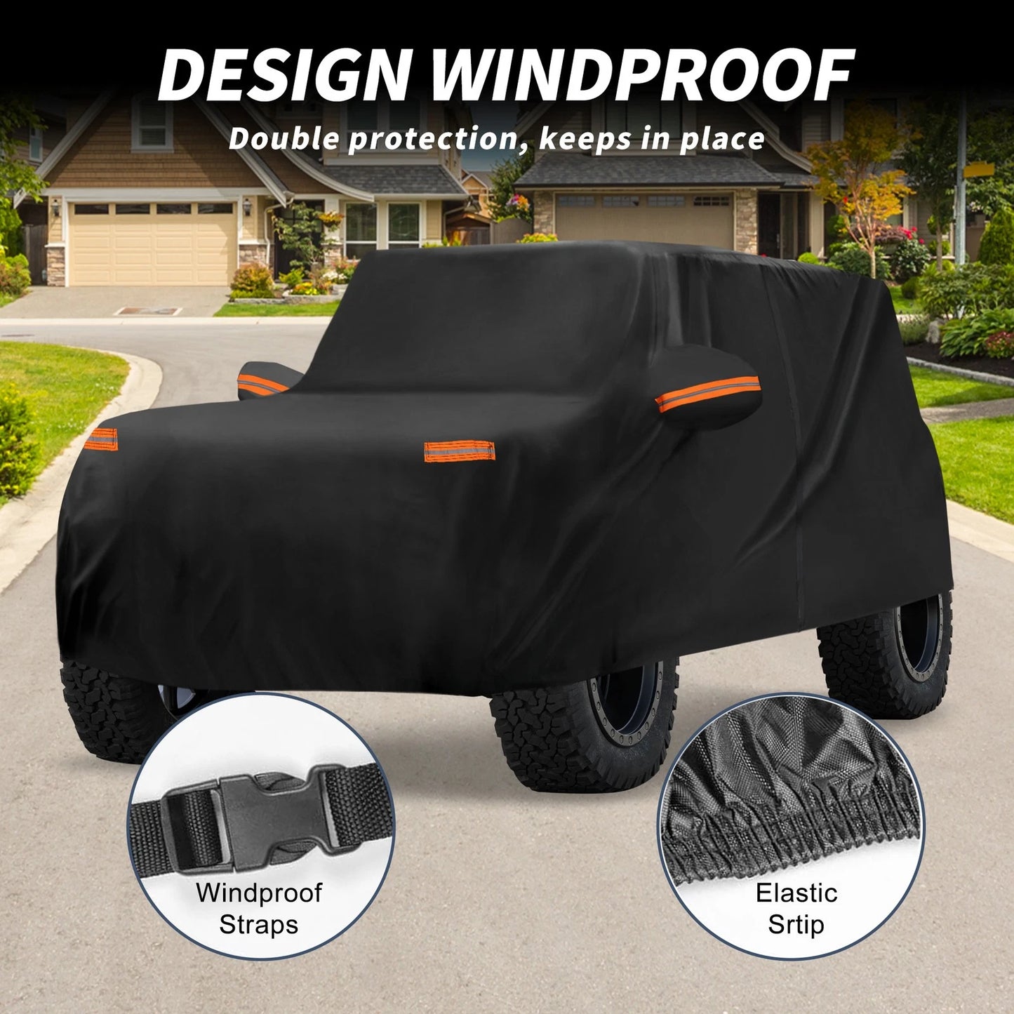 Waterproof Aluminum Film Car Cover for Ford Bronco Sport (2021–2023)