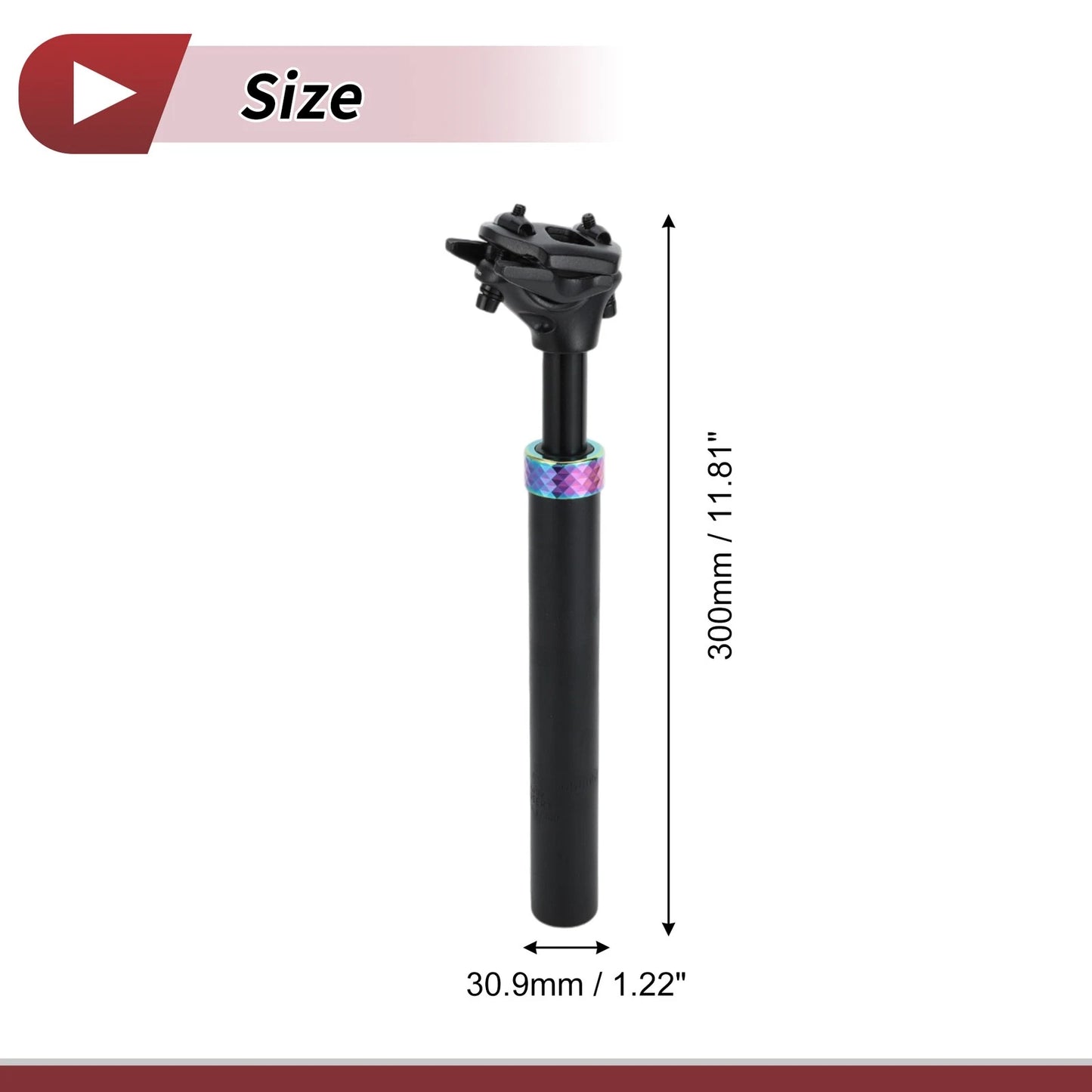30.9mm Suspension Shock Absorber Bike Seat Post for Assorted Models