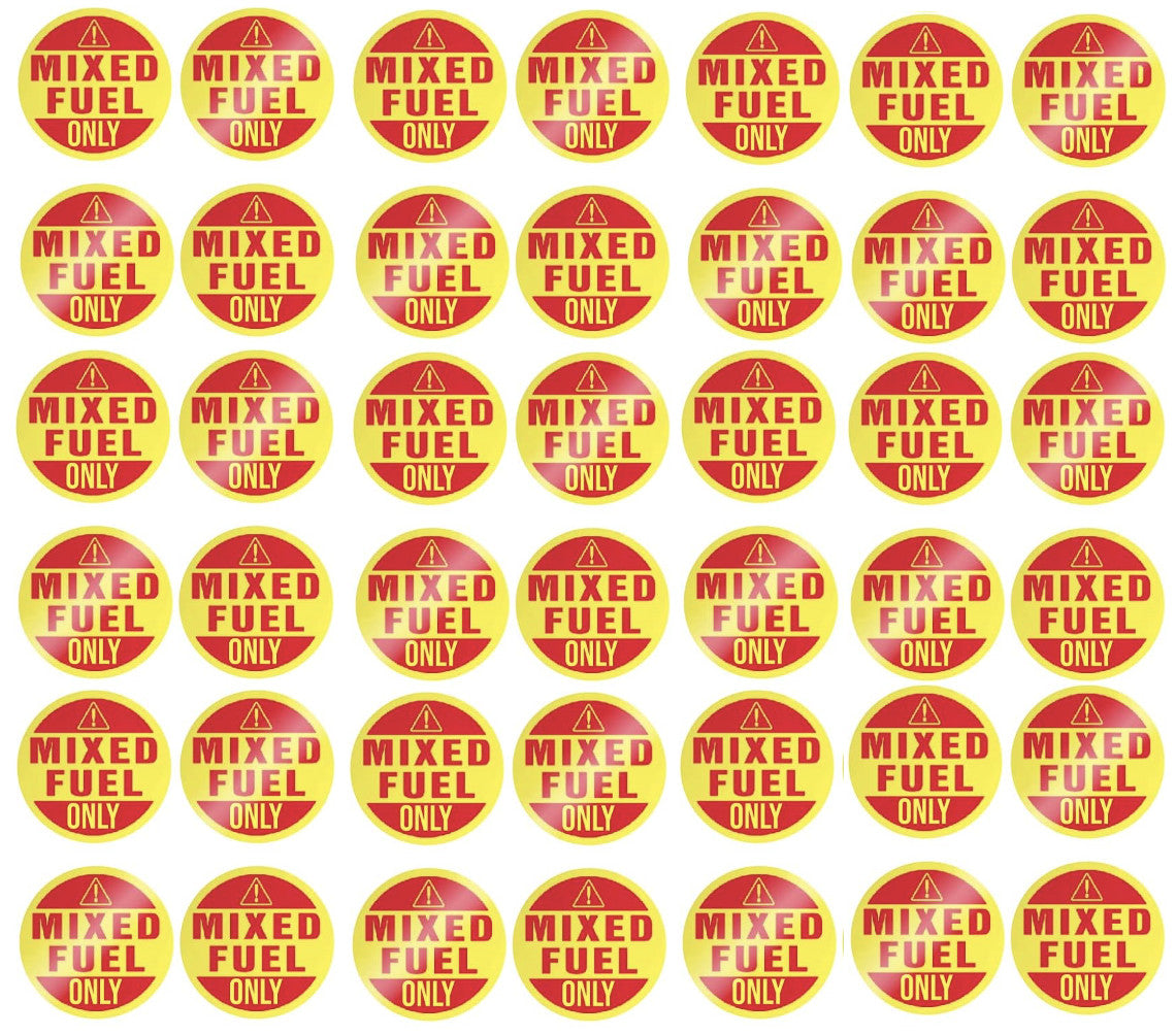 42x Fuel Only Sticker Decal for Truck Gasoline Diesel Tank