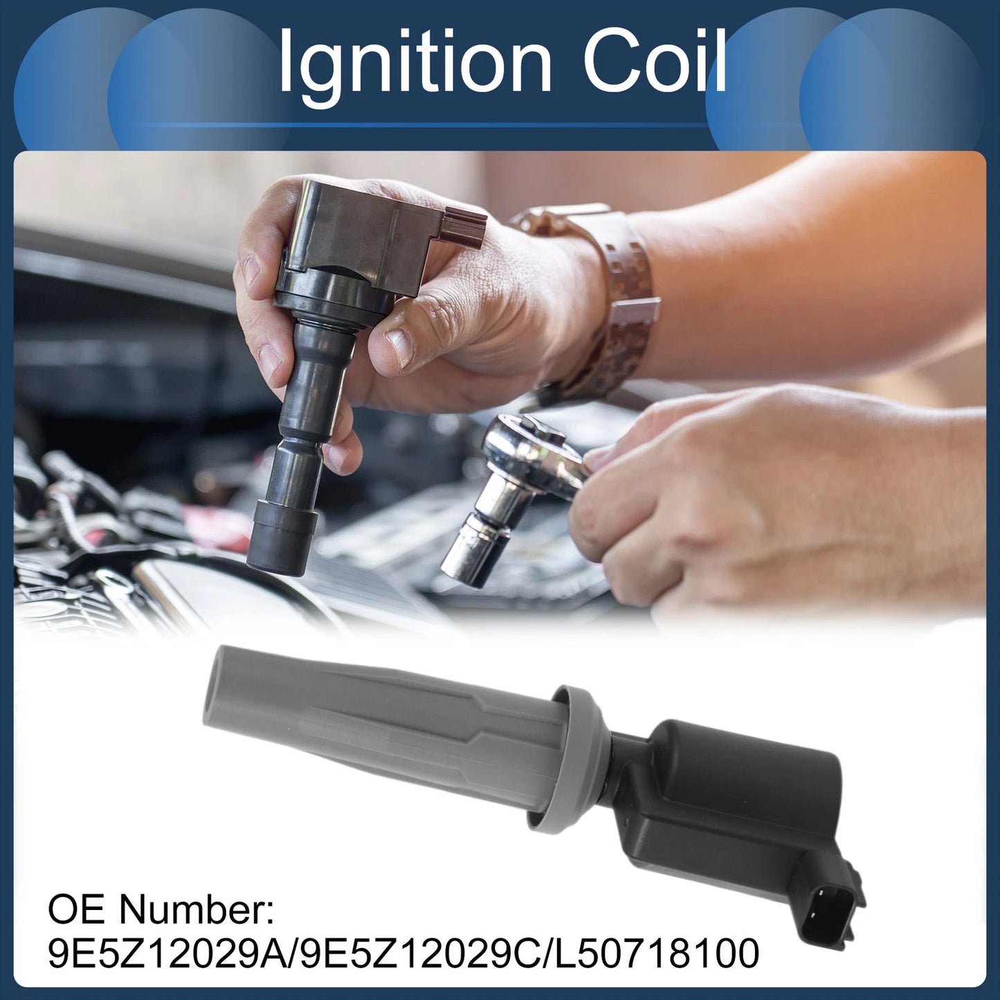 Ignition Coil Pack No. 9E5Z12029A/9E5Z12029C for Ford Escape (2001–2007)
