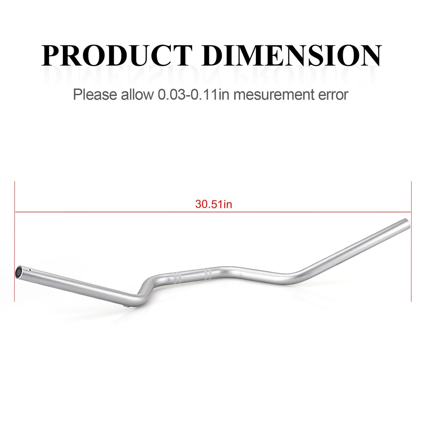 Heavy Duty Handlebar for Yamaha Raptor 660R, Warrior 350, Banshee 350, Blaster 200