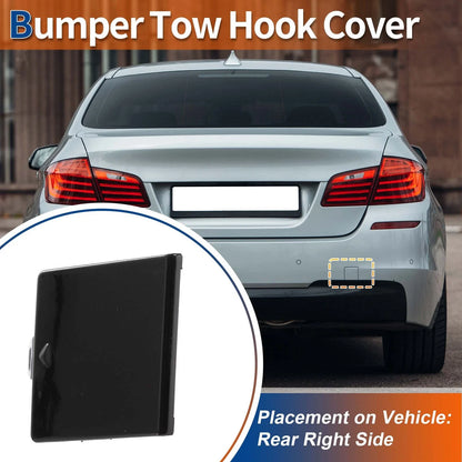 Tow Hook Cover for BMW 5 Series Black Sapphire