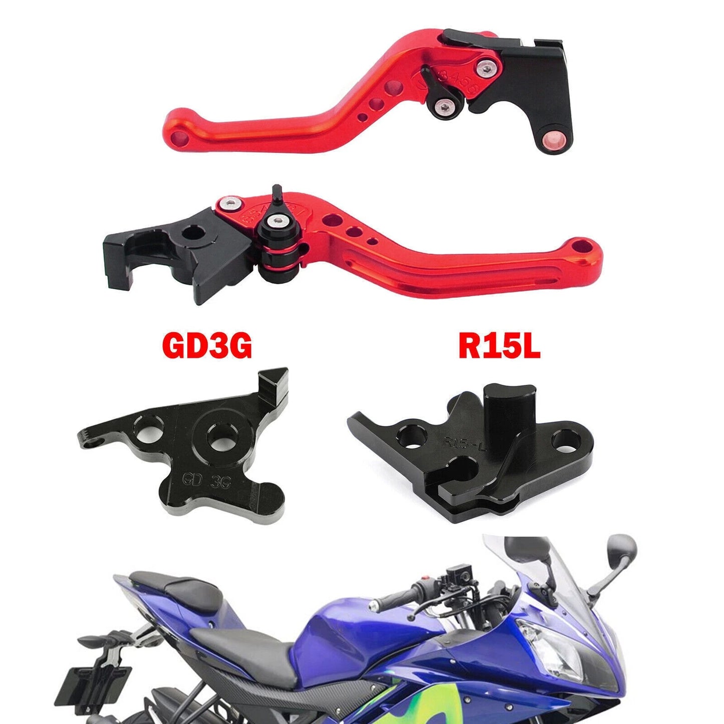 Short clutch brake levers for Ducati Panigale 1299/1199/959/899/749S (2012–2018)
