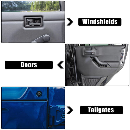 8pcs Tailgate Screws for Jeep Wrangler CJ7 YJ TJ (1976–2006)