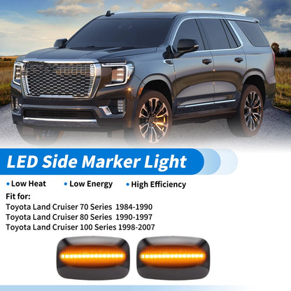 LED Side Fender Marker Light for Toyota Land Cruiser 70 Series (2 pcs)
