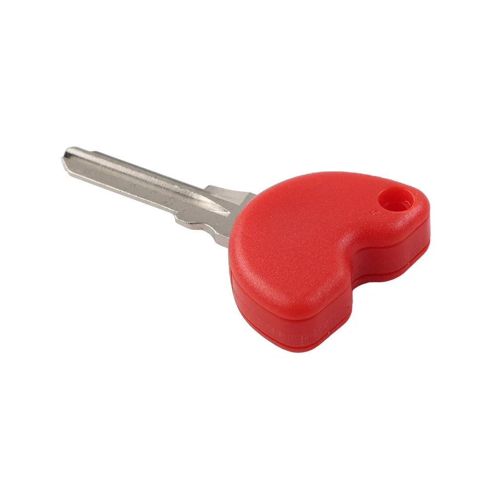 Uncut Blade Blank Key for Vespa Piaggio 3VTE Fly 125 200 GTS250 300 Red