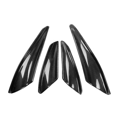 Carbon Fiber Front Bumper Canard Splitter Lip for Mitsubishi Lancer EVO X (2008–2015)