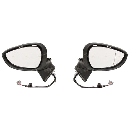 Electric Door Mirrors with Covers for Ford Fiesta WS/WT (2008-2013)