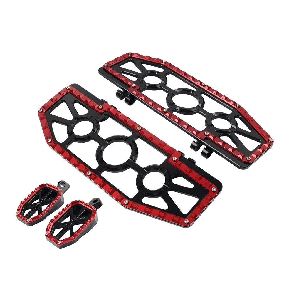 Driver Passenger Floorboard Foot Peg Pedals for Harley Road King (1994–2023)