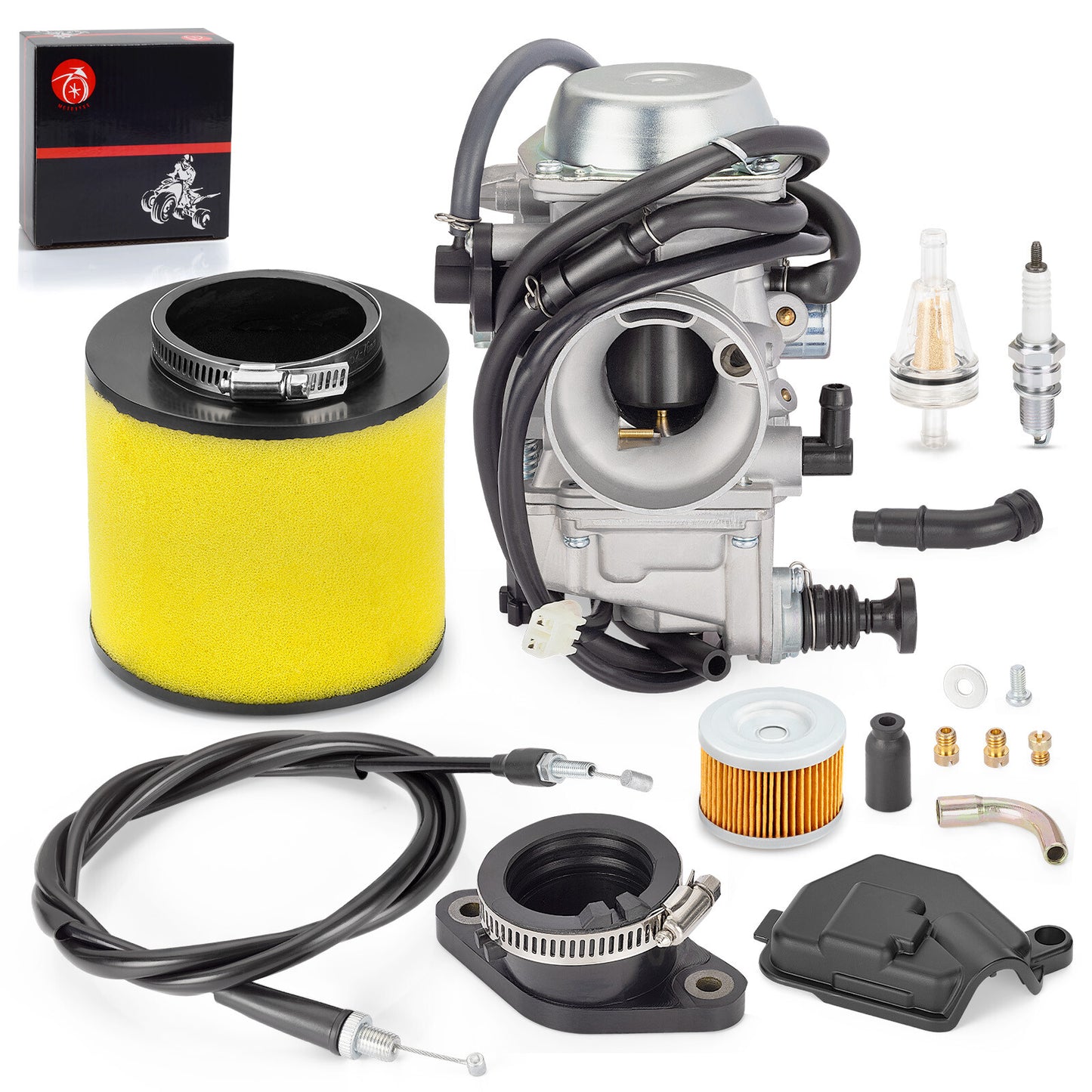 Carburetor with Intake Manifold for Honda Foreman TRX450 (1998–2004)