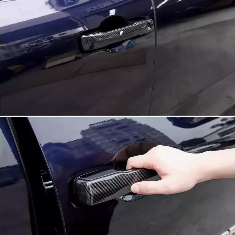 4pcs / Carbon Fiber Side Door Handles Cover Trim for Toyota Tacoma (2024–2024)