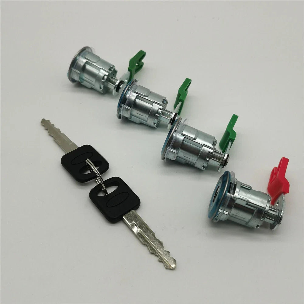 Ignition Cylinder & 4 Door Lock Kit for Ford Econoline Van (1997-2020)