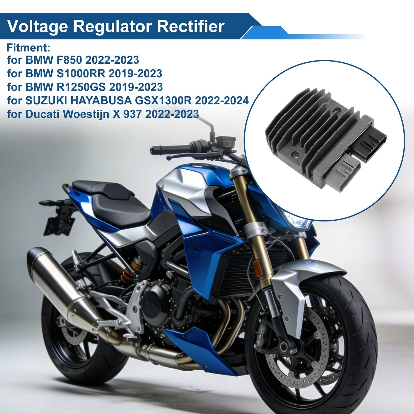 Voltage Regulator Rectifier FH027AB for BMW F850 (2022–2023)