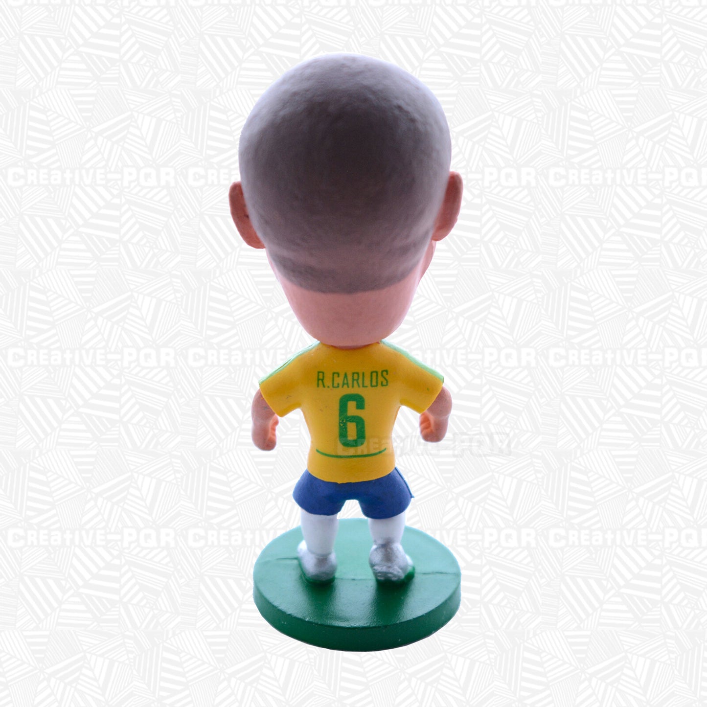 Set of 4 Roberto Carlos Soccer Player Figurines - Brazil National Team