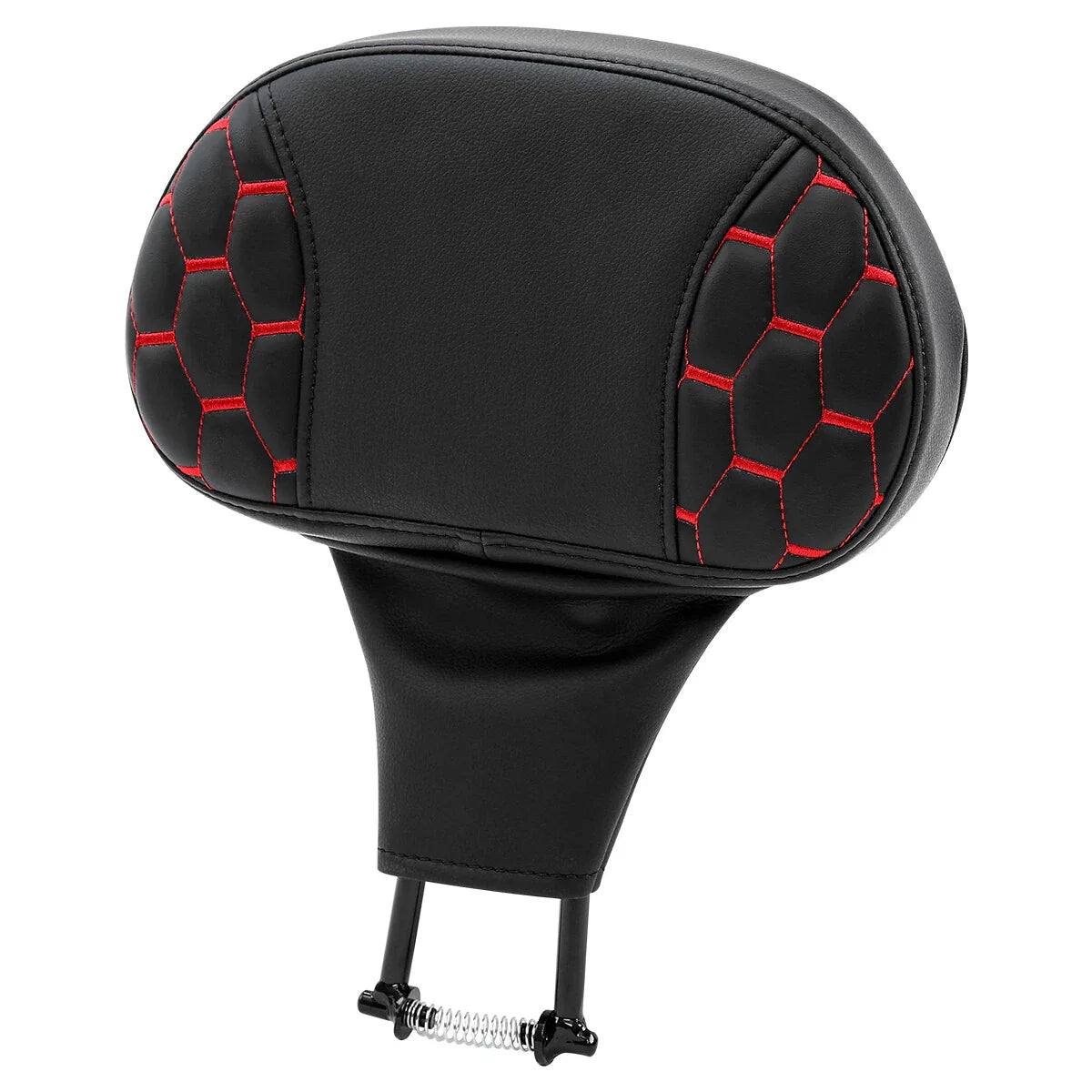 Backrest Pad Black Red for Harley Road Glide FLTRXSE (1988-2023)
