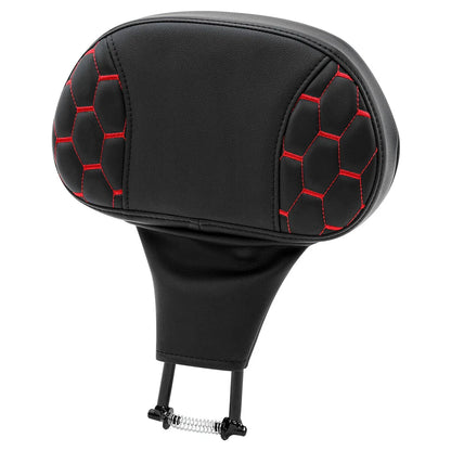 Backrest Pad Black Red for Harley Road Glide FLTRXSE (1988-2023)