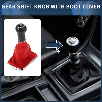 5 Speed Gear Shifter Knob with Cover for Volkswagen Bora Golf MK4 (1998–2006)