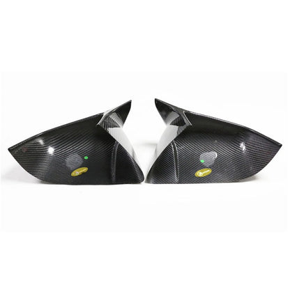 1 Pair Carbon Fiber Rear View Mirror Covers for Tesla Model Y (2020-2023)