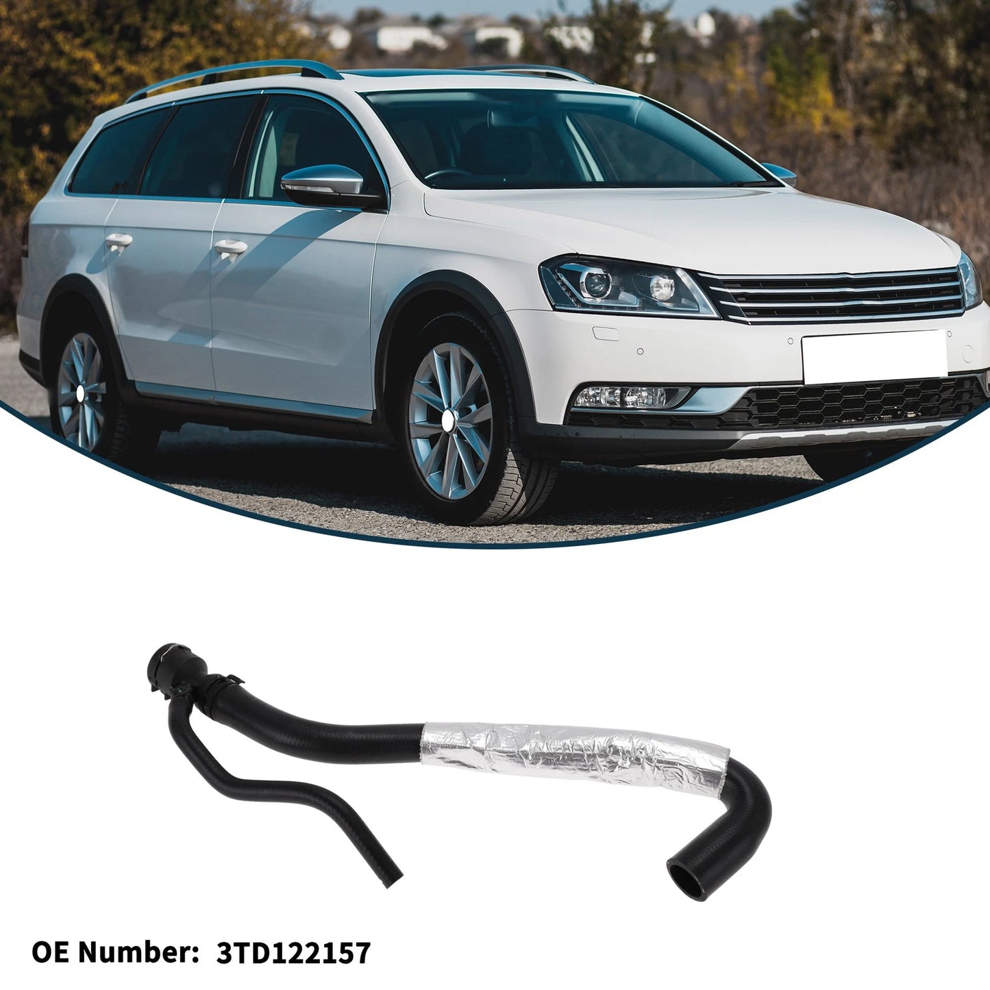 Radiator Hose No.3TD122157 for Volkswagen Passat (2014–2016)