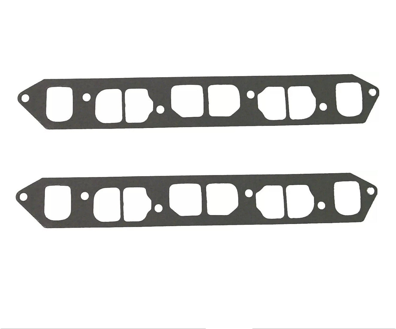 Set of 2 Exhaust Manifold Gaskets for Mercruiser 4 Cyl 2.5L 3.0L