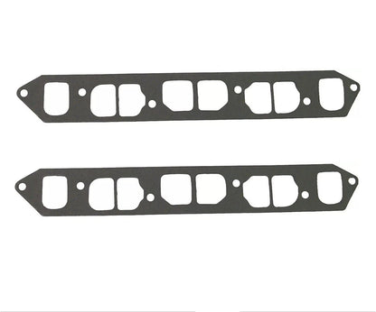 Set of 2 Exhaust Manifold Gaskets for Mercruiser 4 Cyl 2.5L 3.0L