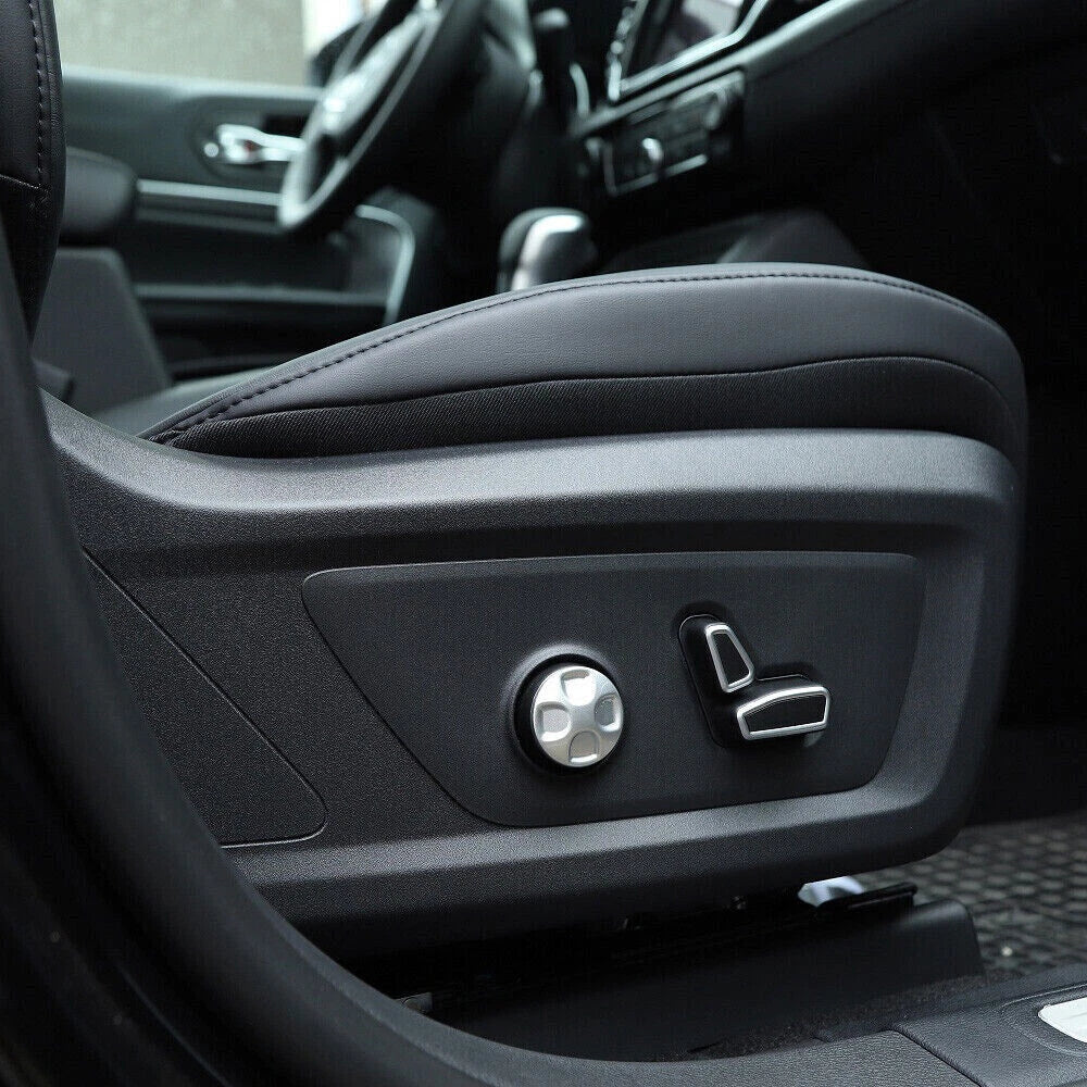 Seat Adjustment Button Switch Trim Silver for Jeep Grand Cherokee (2011–2024)