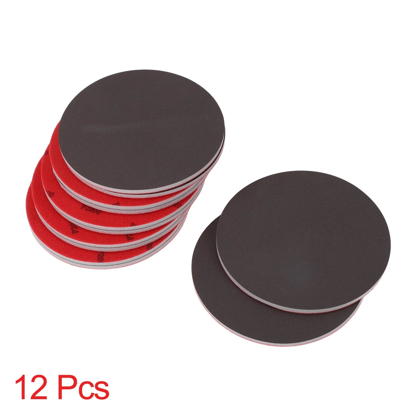 Set of 12 P2000 Sanding Sponge Pads for Fine Sanding (Washable, Reusable)