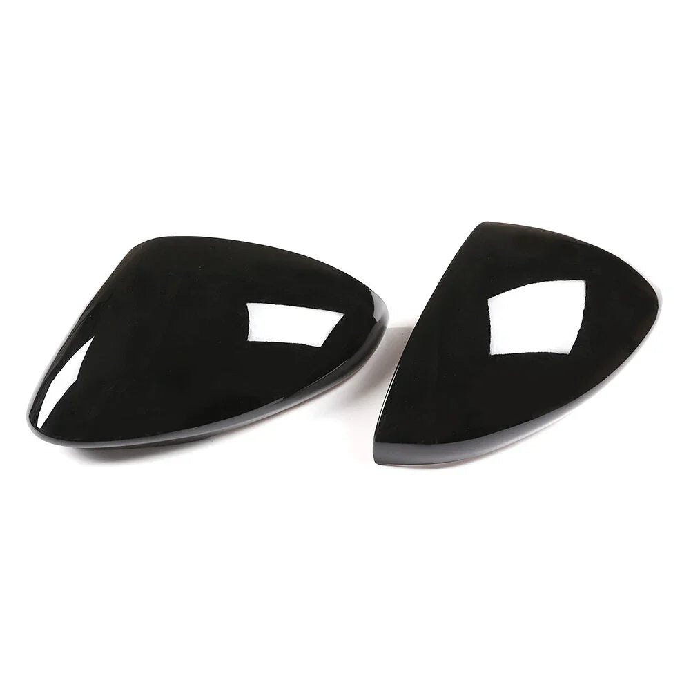 Glossy Black Side Rearview Mirror Caps for Alfa Romeo Stelvio (2017-2022)