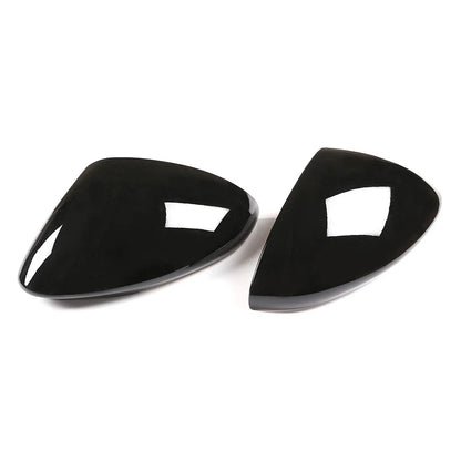 Glossy Black Side Rearview Mirror Caps for Alfa Romeo Stelvio (2017-2022)