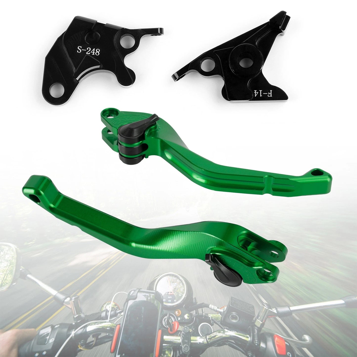 CNC Short Levers Brake Clutch for Daytona 675 Speed Triple (2006–2018)