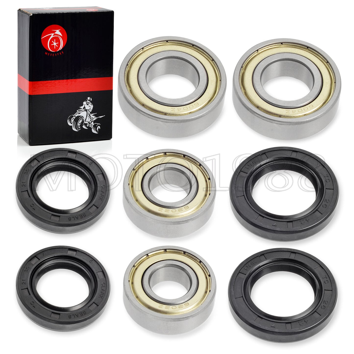 Front Wheel Bearing & Seal for Yamaha Raptor 125 250 350 660 700 (2001–2018)